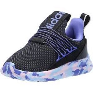 Kids 13 Adidas Black and Purple Athletic Shoes